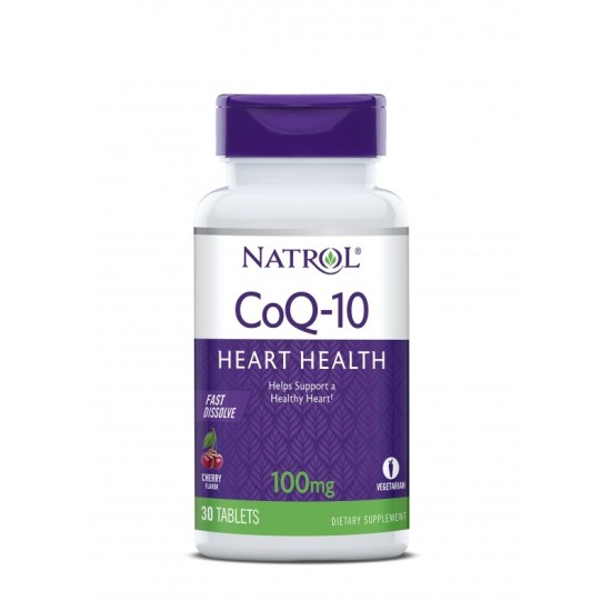 Natrol CoQ-10 Fast Dissolve 100 мг / 30 таблетки на изгодни цени Natrol CoQ-10 Fast Dissolve 100 мг / 30 таблетки на супер цена