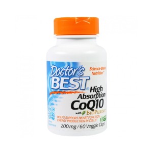 Doctor's Best CoQ10 with BioPerine 200 мг / 60 капсули