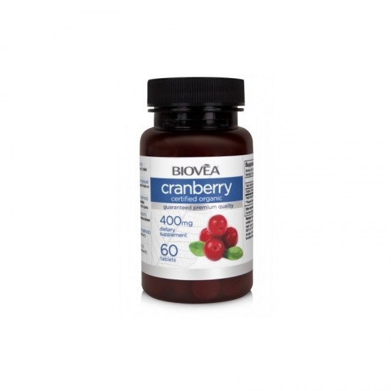 Biovea Cranberry Organic - Червена Боровинка - 60 caps на супер цена