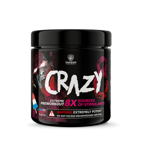 SWEDISH Supplements Crazy 8 / Extreme PreWorkout 260 гр / 26 Дози