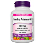 Webber Naturals Evening Primrose Oil / Вечерна иглика масло 500 mg х 180 софтгел капсули на супер цена