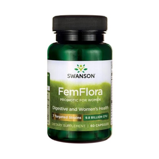 Swanson FemFlora Probiotic for Women / 60 капсули на супер цена