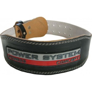 Power System FITNESS BELT POWER BLACK - КОЖЕН ФИТНЕС КОЛАН