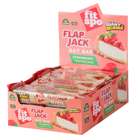 Fit Spo Flap Jack - Strawberry Plain 12х100 гр на супер цена