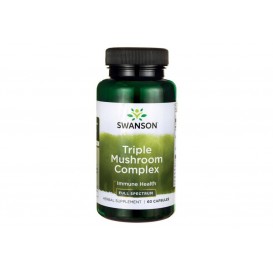 Swanson Full Spectrum Triple Mushroom Complex 600 мг / 60 капсули