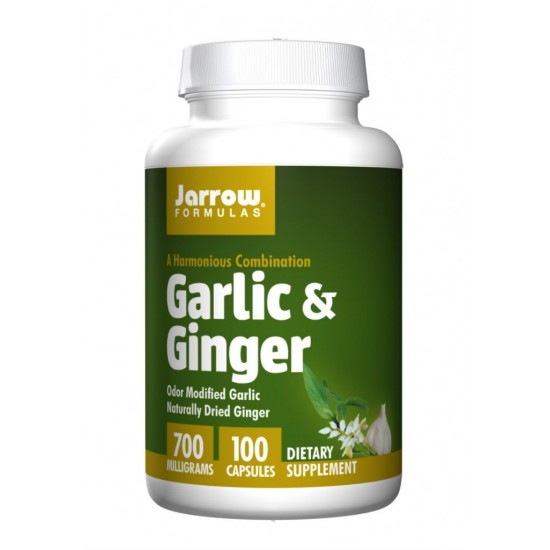 Jarrow Formulas Garlic & Ginger 100 капс. / 700 мг на супер цена