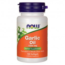 NOW Garlic Oil 1500 mg - 100 sgels