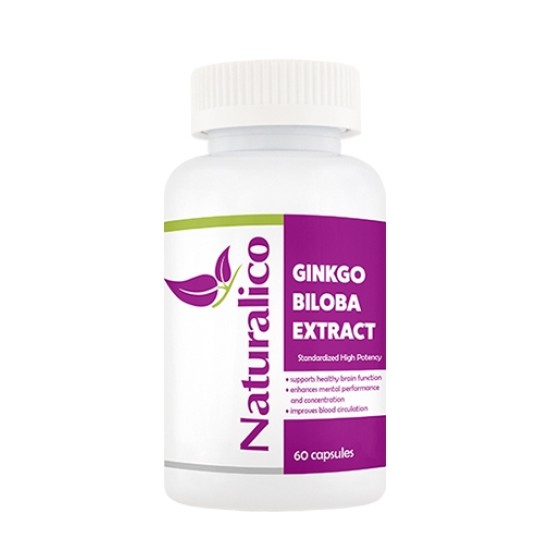 Naturalico Ginkgo Biloba Extract / 60 капсули на супер цена