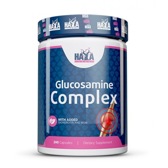 Haya Labs Glucosamine Chondroitin & MSM Complex / 240 капсули на супер цена