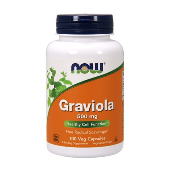 NOW Graviola 500 мг / 100 капсули на супер цена