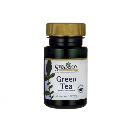 Swanson Green Tea 500 мг / 30 капсули на супер цена
