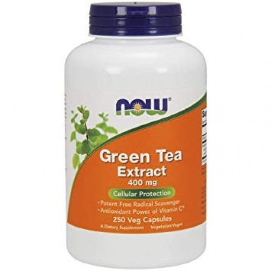 NOW Green Tea Extract 400 мг / 100 капсули на супер цена