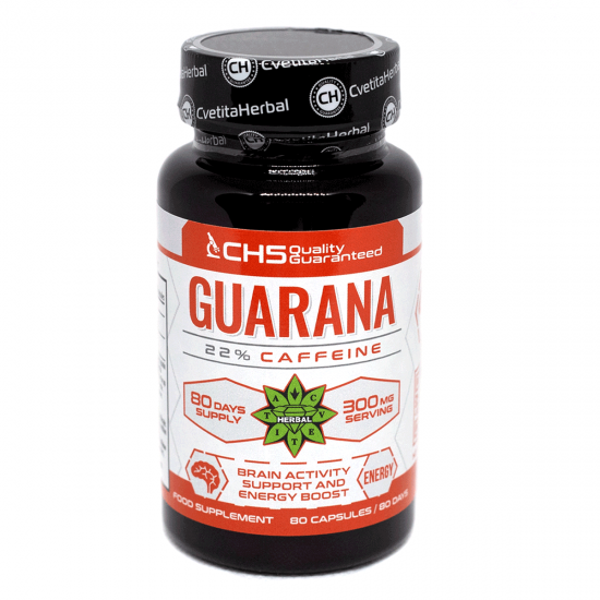 Cvetita Herbal Guarana - Гуарана 80 Капсули х 300 мг