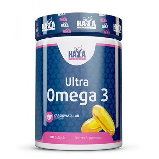 Haya Labs HAYA LABS Ultra Omega 3 / 180soft на супер цена