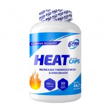 6 Pak Nutrition Heat Caps 90 капсули