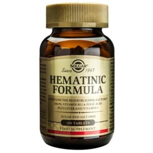 Solgar Hematinic Formula, 100 tabl