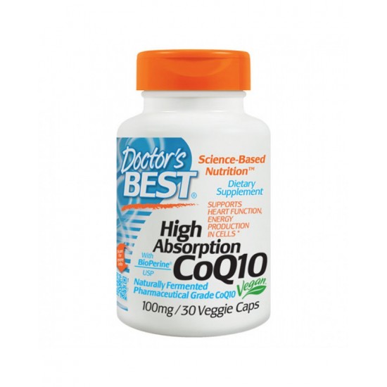 Doctor's Best High Absorption CoQ10 100 мг / 30 капсули