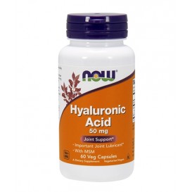 NOW Hyaluronic Acid with MSM 60 капсули