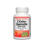 Natural Factors Immune Support C Extra 500 mg + Quercetin Bioflavonoids 500mg  Имунна подкрепа с витамин С и кверцетин на супер цена