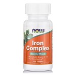 NOW Iron Complex 100 Tabs. на супер цена