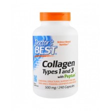 Doctor's Best Колаген Тип 1 и 3 500 мг / 240 капсули