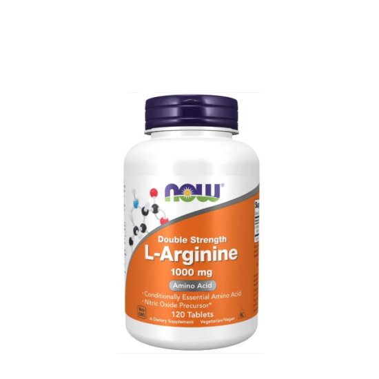 NOW L-arginine 1000 мг / 120 таблетки на супер цена
