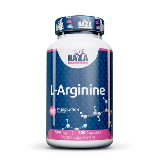 Haya Labs L-Arginine 500 мг / 100 капсули