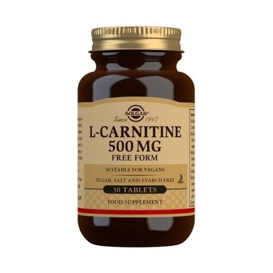 Solgar L-Carnitine 500 mg, 30 tabs на супер цена