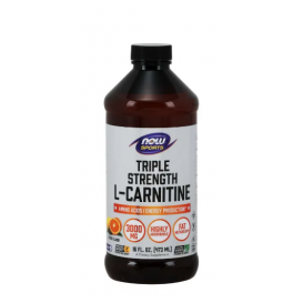 NOW L-Carnitine Liquid - Citrus - 3000  (465 мл)