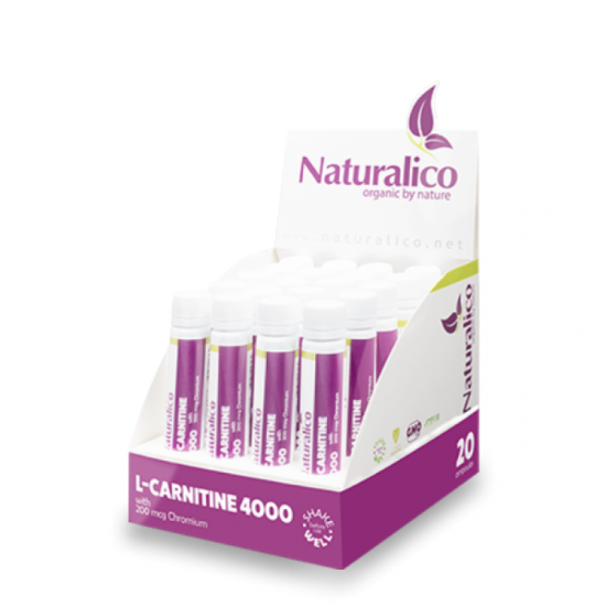Naturalico L-Carnitine Liquid 4000 20x25 мл на супер цена