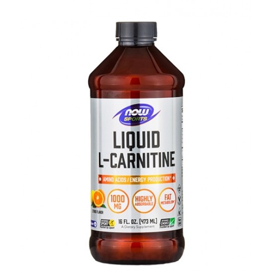NOW L-Carnitine Liquid /Citrus/ 1000mg. / 473ml. на супер цена