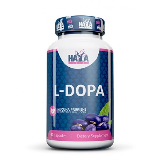 Haya Labs L-DOPA /Mucuna Pruriens Extract/ 90 капсули