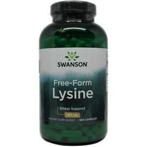 Swanson L-Lysine - Free Form 500 mg / 100 caps