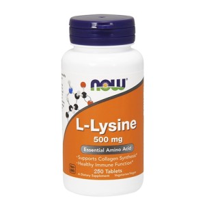 NOW L-Lysine 500 мг / 250 таблетки