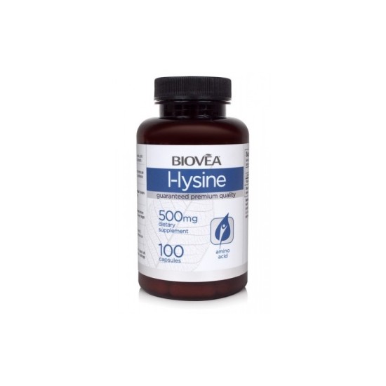 Biovea L-Lysine 500mg - Лизин - 100 caps на изгодни цени Biovea L-Lysine 500mg - Лизин - 100 caps на супер цена