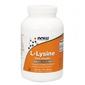NOW L-Lysine Powder 454 гр