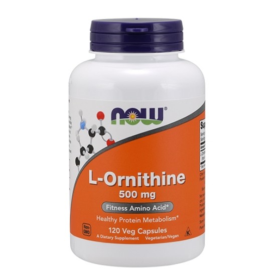 NOW L-Ornithine 500 мг / 120 капсули на изгодни цени NOW L-Ornithine 500 мг / 120 капсули на супер цена