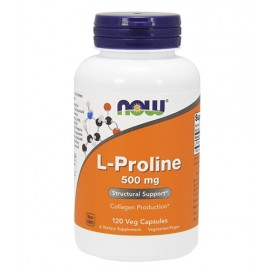 NOW L-Proline 500 мг / 120 капсули
