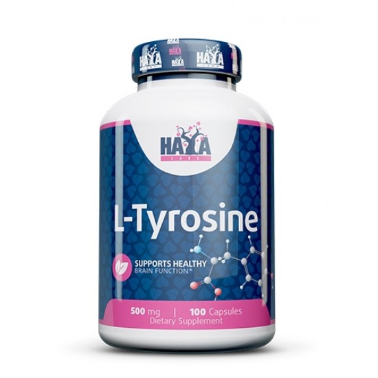 Haya Labs L-Tyrosine 500 мг / 100 капсули на супер цена