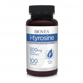 Biovea L-Tyrosine 500mg - Тирозин - 100 caps