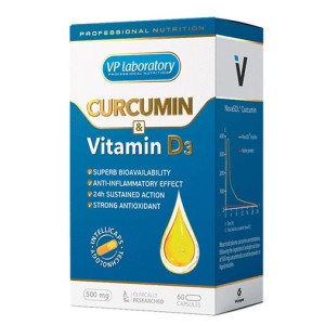 VPLaB  Laboratory Curcumin & Vitamin D3 - 60 Caps