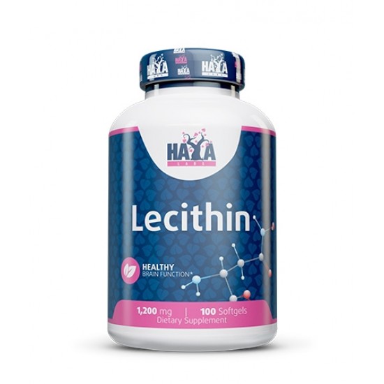 Haya Labs Lecithin 1,200 мг / 100 гел капсули