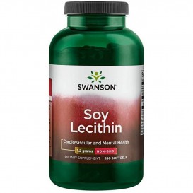 Swanson Lecithin Non-GMO 180 гел капсули