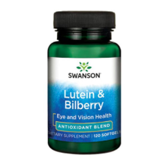 Swanson Lutein & Bilberry / 120 Soft на супер цена