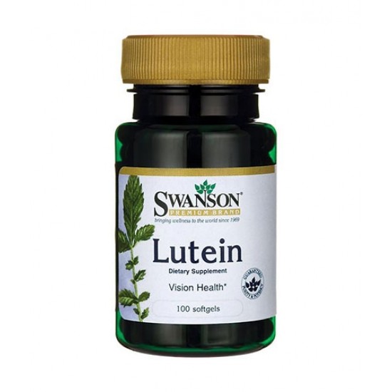 Swanson Lutein 6 мг / 100 гел капсули на супер цена