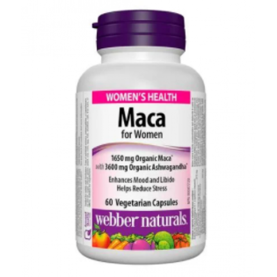 Webber Naturals Maca for WOMEN - 60 Caps на супер цена