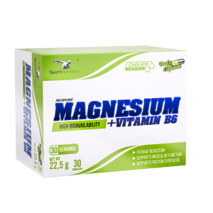 Sport Definition Magnesium + Vitamin B6 30 капсули Sport Definition Magnesium + Vitamin B6 30 капсули