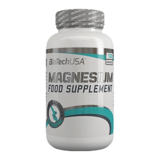 Biotech USA Magnesium 350 мг / 120 капсули на супер цена
