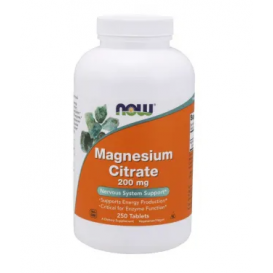 NOW MAGNESIUM CITRATE 200 MG - 250 Tabs