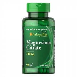 Puritan's Pride Magnesium Citrate 200mg 90caps.